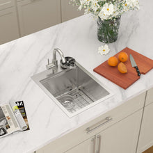 Dcolora DC-SFDOE00129 installed as a drop-in sink in a countertop