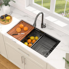 Dcolora DC-UWM262706 installed as a undermount kitchen sink