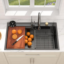 Dcolora DC-SFDOE00001 installed as a drop-in sink in a countertop
