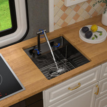Dcolora DC-SFDOE00051 installed as an undermount sink in a countertop