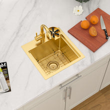 Dcolora DC-SFDOE00178 installed as a drop-in kitchen sink