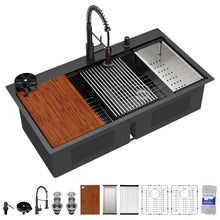 Dcolora DC-SFDOE00138 installed as a drop-in/topmount kitchen sink