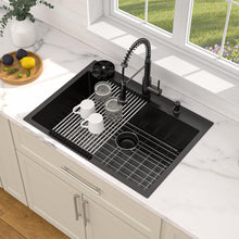 Dcolora DC-NSD26203005 installed as a drop-in kitchen sink