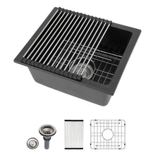 Dcolora DC-GU7746 18-inch undermount bar sink in matte black