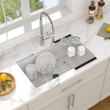 Dcolora DC-UC261103 installed as a dual-mount kitchen sink