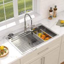 Dcolora DC-NSD26203017 installed as a drop-in kitchen sink