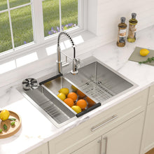 Dcolora DC-SFDOE00140 installed as a drop-in kitchen sink