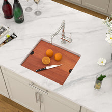 Dcolora DC-U1112 installed as a undermount sink in a countertop