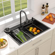 Dcolora DC-SFDOE00026 installed as a drop-in sink in a countertop