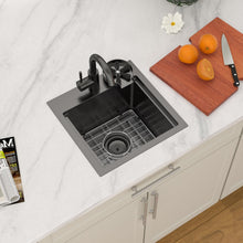 Dcolora DC-SFDOE00175 installed as a drop-in kitchen sink