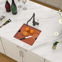 Dcolora DC-U1717 installed as an undermount sink in a countertop