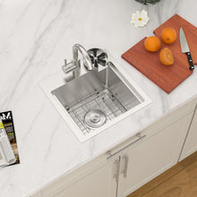 Dcolora DC-SFDOE00172 installed as a drop-in kitchen sink