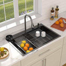 Dcolora DC-SFDOE00022 installed as a drop-in sink in a countertop