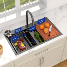 Dcolora DC-SFDOE00025 installed as a drop-in sink in a countertop