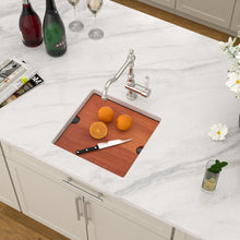 Dcolora DC-U2201 installed as a undermount sink in a countertop