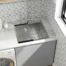 Dcolora DC-L7702 installed as a drop-in sink in a countertop