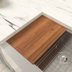 Dcolora  Reversible Red Wood Cutting Board for Kitchen, Wooden Chopping Board with Deep Groove, Cheese and Charcuterie Board for Meat, Vegetables, and Fruits£¬DC-CB1711