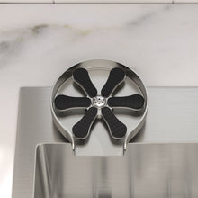 Dcolora glass rinser installed beside a kitchen sink