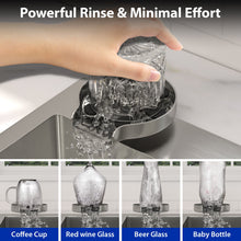 Dcolora glass rinser for cups wine glasses beer glasses and bottles
