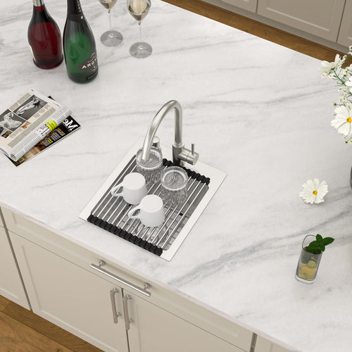 Dcolora 13x15x9 Inch Stainless Steel Drop-In / Topmount Kitchen Sink | DC-T258005 — image 2