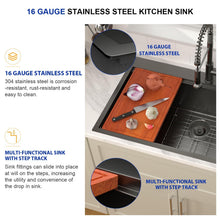 Dcolora 36"x22" Gunmetal Black Drop-In / Topmount Kitchen Sink | DC-T8864 — image 6