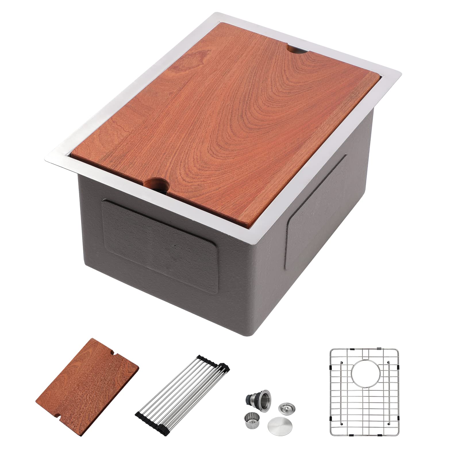 Dcolora 17 Inch Stainless Steel Undermount Kitchen Sink | DC-U7735 — image 1